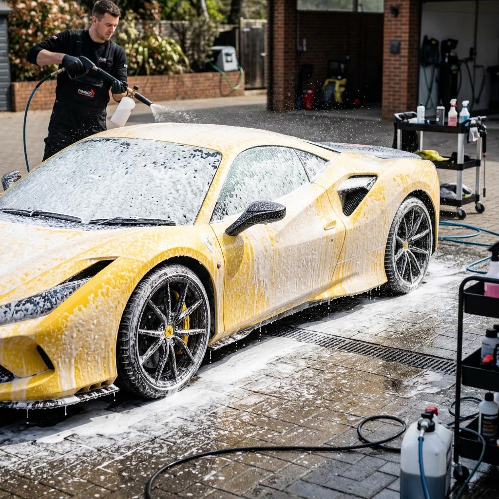 Foam wash detailing