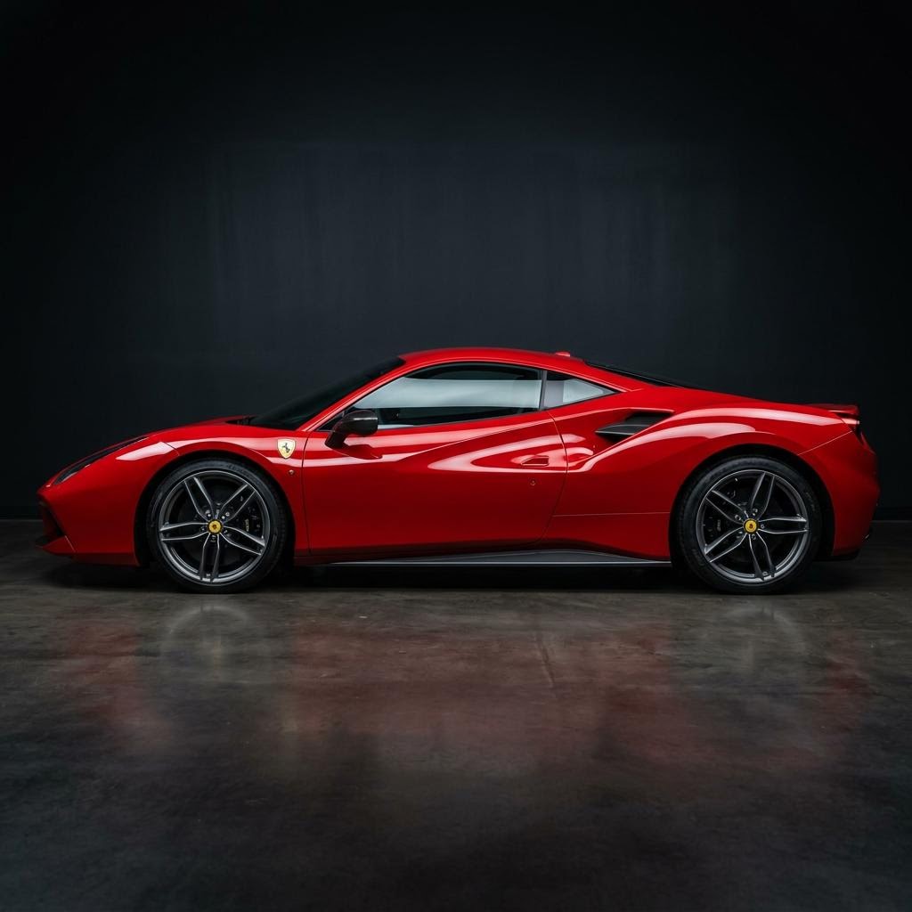 Sports car detailing